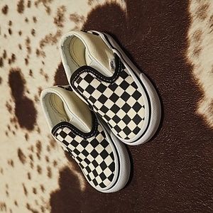 Toddler Checkard Vans